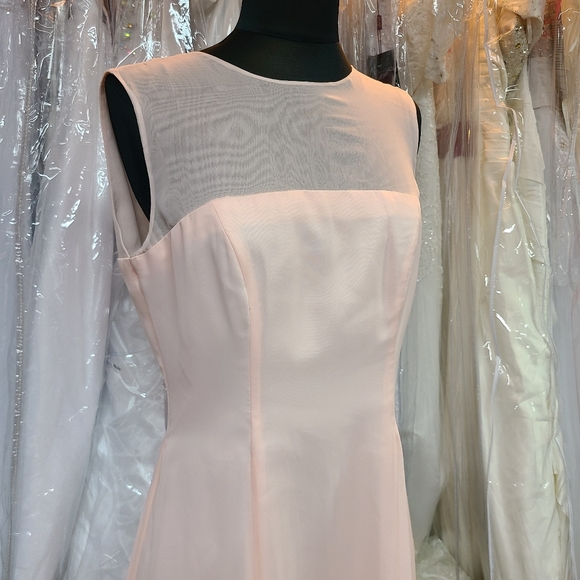 Jackie Kennedy Elegant Light Peach Blush Dress - Picture 3 of 4